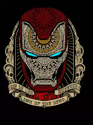 vectores plantilas DÍA DE MUERTOS,CARICATURA,IRO MAN,MARVEL,SUPERHéROE,